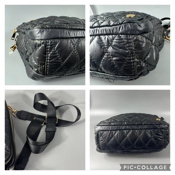 Clava Black Square Quilted Crossbody Bag - Picture 14 of 14